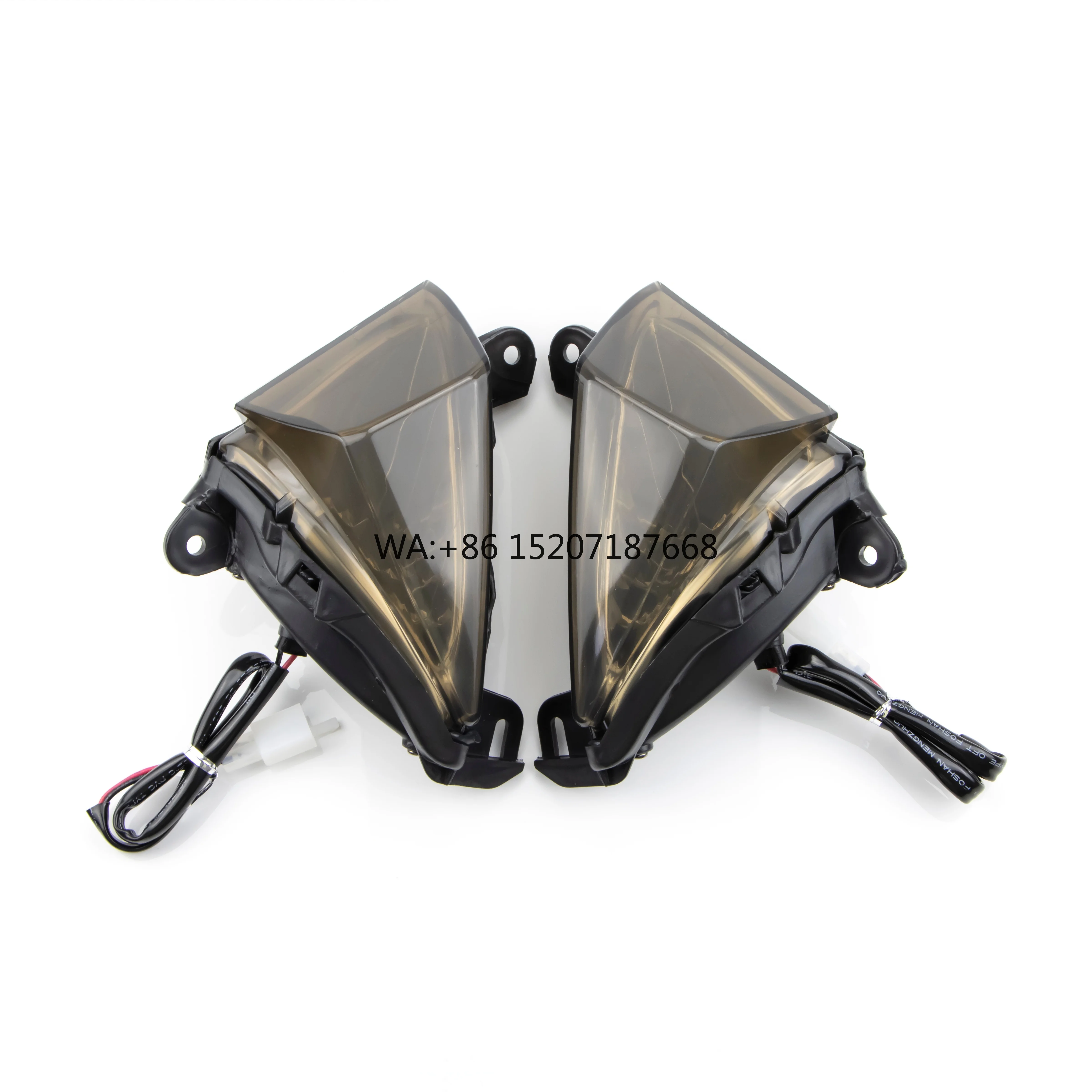 

-LAM подходит для мотоцикла, передние светодиодные указатели поворота, индикаторная лампа, мигающая лампа, аксессуары для KAWASAKI ZX14R ZZR 140