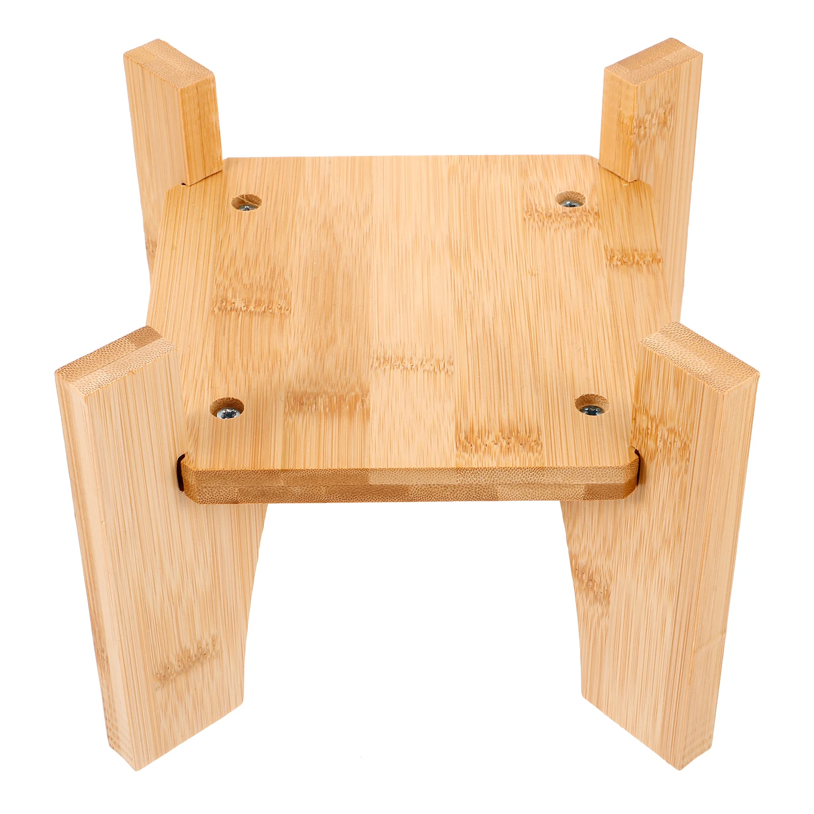 

Display Stand Versatile Round Drink Dispenser Holder Fish Tank Vase Stand Sturdy Bamboo Material Simple Elegant