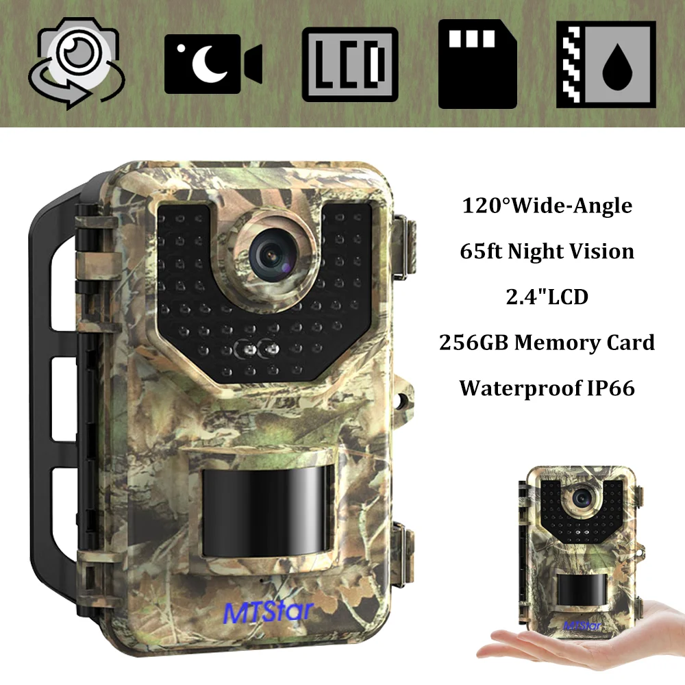 

Outdoor 4K/2K IP66 Wildlife Hunting Tracking Cameras Night Vision
