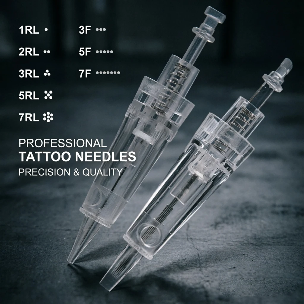 Permanent Makeup Tattoo Needles Sterilized Bayonet Cartridges Needle Tattoo Eyebrow Lips Supplies for PMU Tattoo Machine