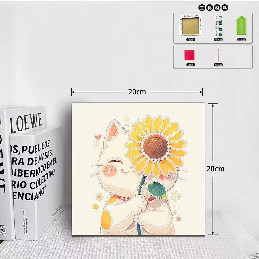 Owl Diamond Pearl Art DIY Painting Kit for Adults 3D Diamond Painting Beginner Friendly Craft Kits Home Decor Housewarming Gift