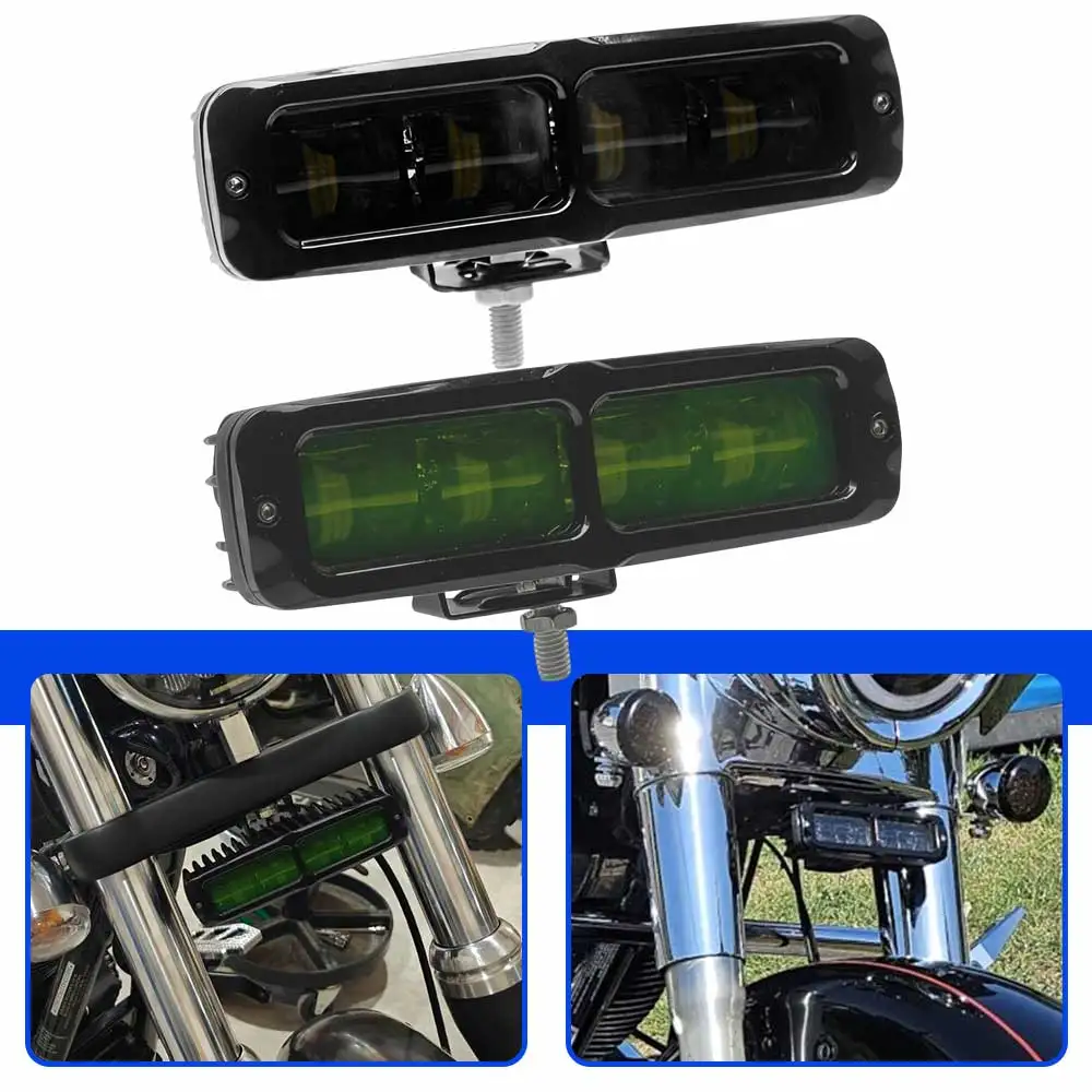 

1Pc Led Work Light Bar Dc 10V-30V For Atv/Utv Boat Household Uses Waterproof Light With Mounting Accessories Pc Clear/Green Lens