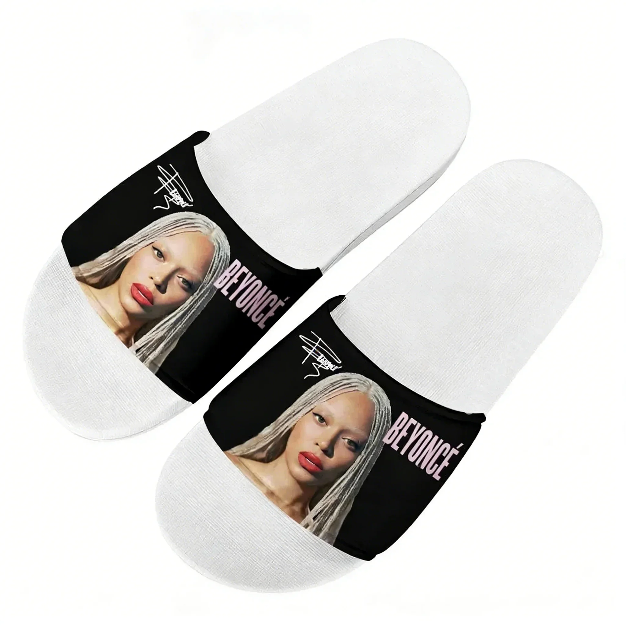 

Beyoncé Slippers Home Bathroom Sandals Water Shoes Men Women Teenagers Indoor Poor Sandal Customized Summer Slipper