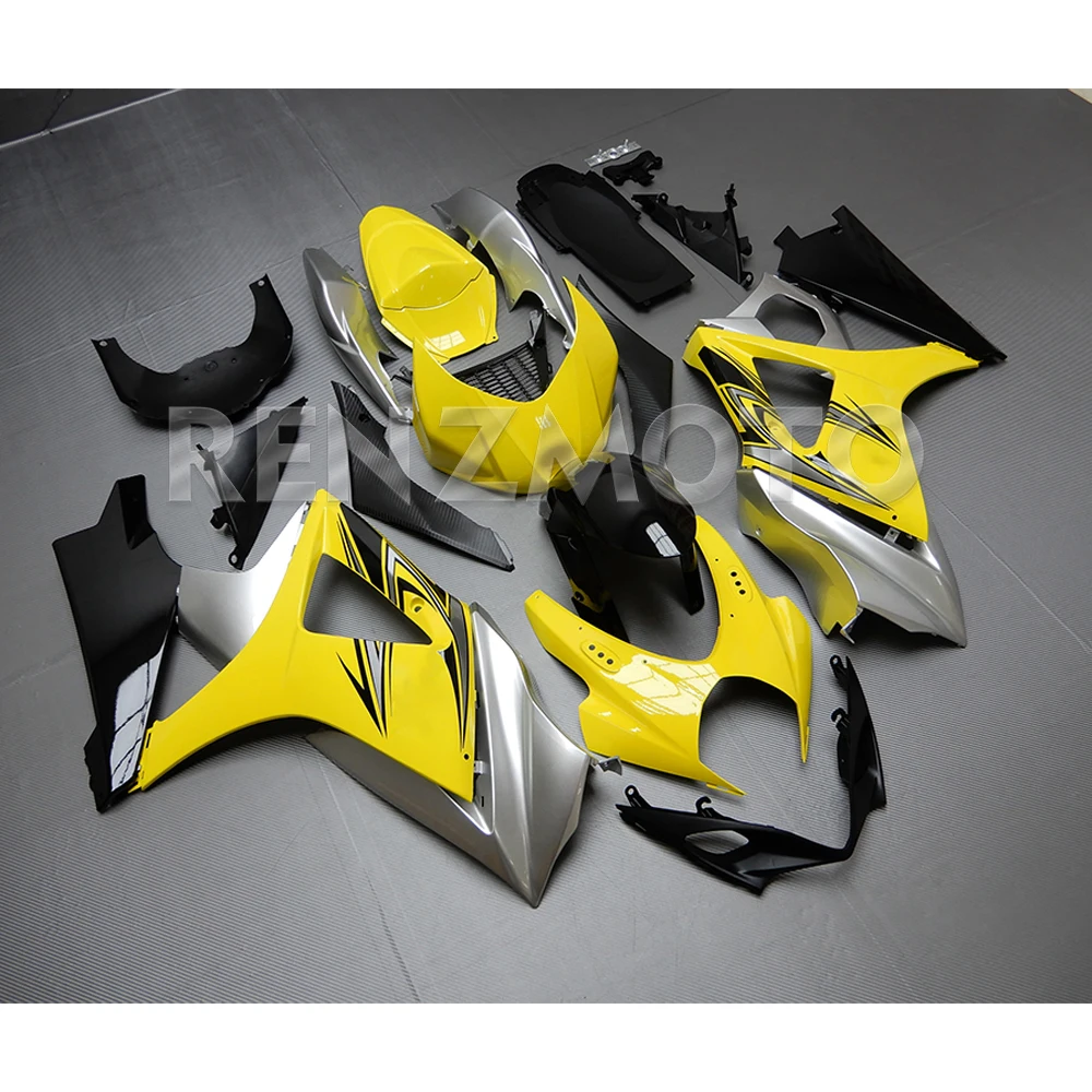 Motorcycle Set Body Kit Fairing For Suzuki GSX-R 1000 2007-2008 K7 GSXR 1000 Plastic Guard Plate Accessories Shell S1007-123a