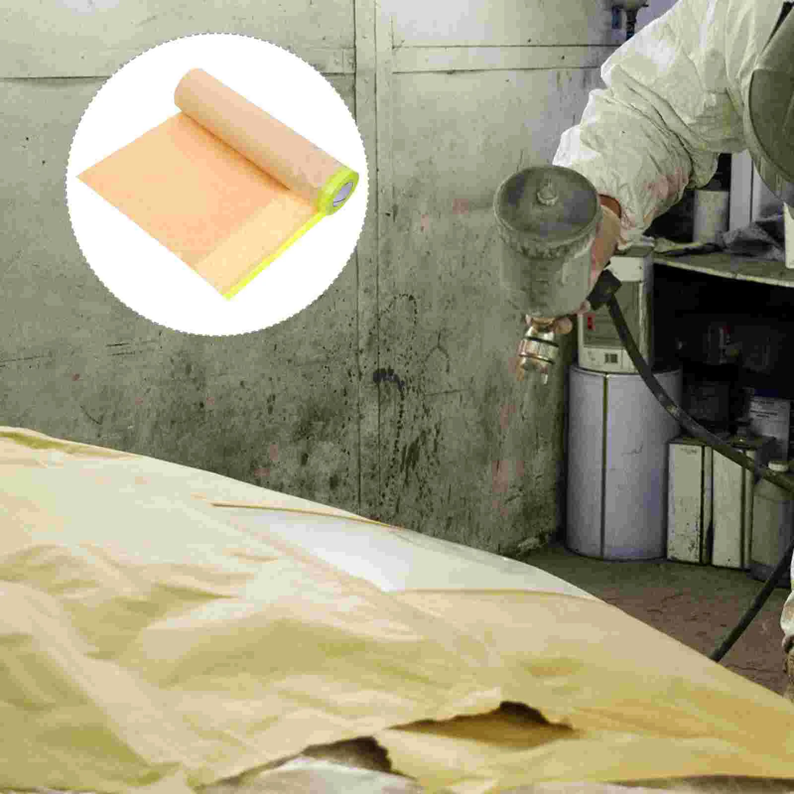 

Masking Paper for Furniture Protective Paint Carpet Tape Protection Film Rug Cover Adhesive Painting Covering