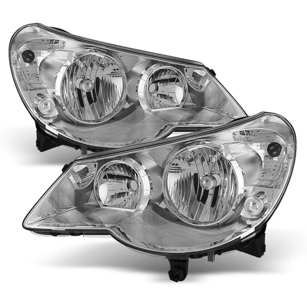 

- For 2007-2010 Chrysler Sebring 4Dr Sedan Headlights Headlamps Head Lamps Replacement Driver + Passenger Side