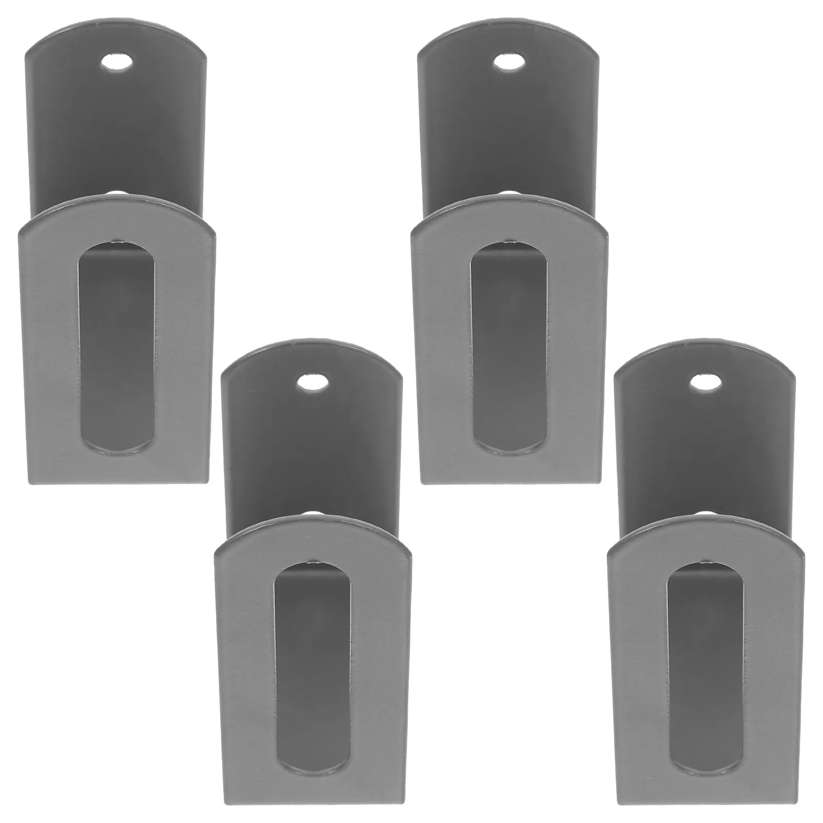 4Pcs Wall Keyboard Holder Metal Keyboard Support Rack for Mechanical Keyboards Desk Space Saving Wall Mount Solution
