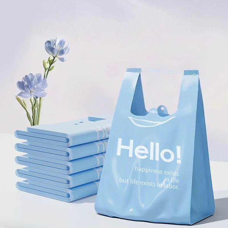 

50 одноразовых мешков для мусора с ручками — для Hoom, Outdoor и Car — многоцелевые предметы для уборки дома, удобная сумка для переноски