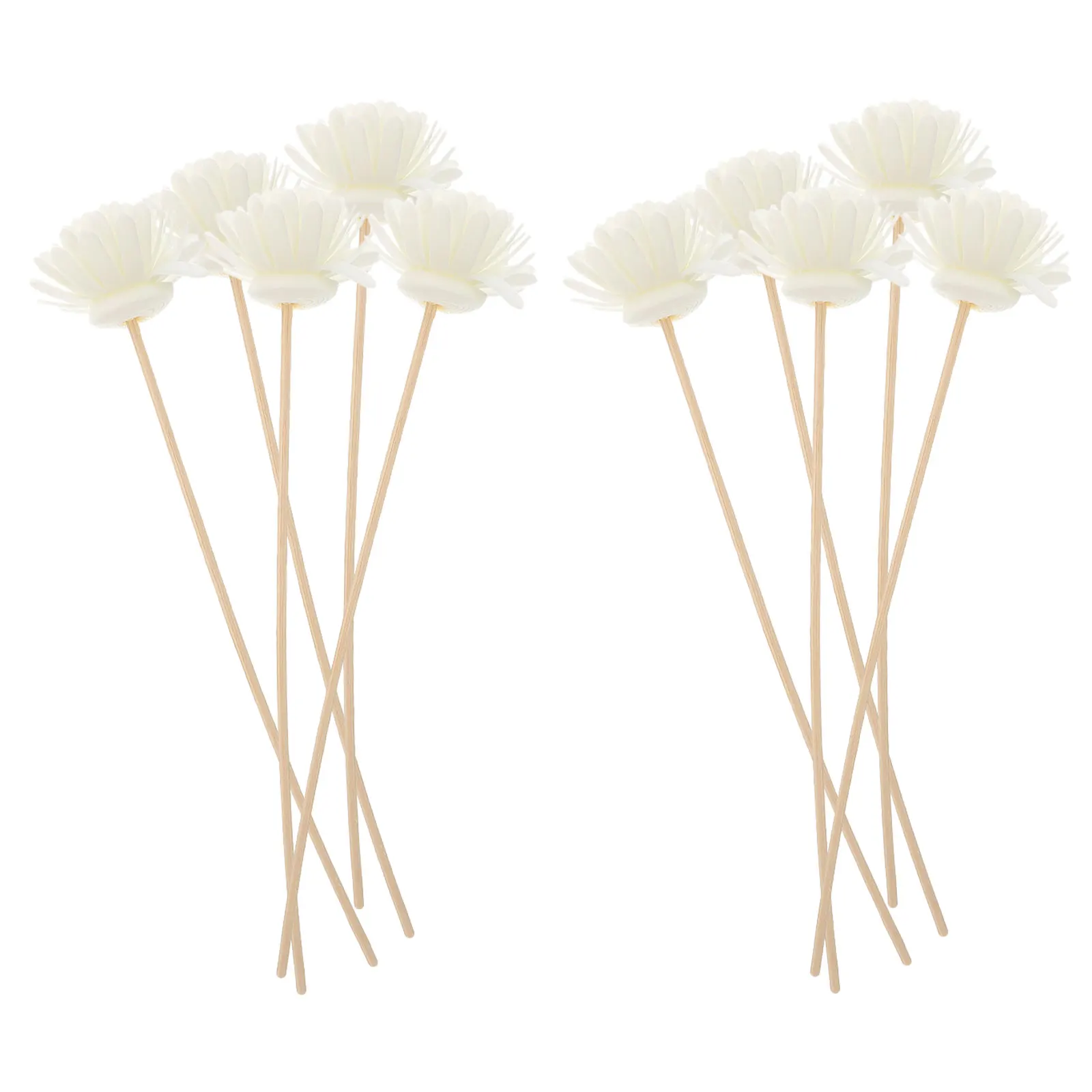 

10Pcs Chrysanthemum Natural Rattan Diffuser Sticks Porous Essential Oil Aroma Sticks Room Fragrance Diffuser for Home