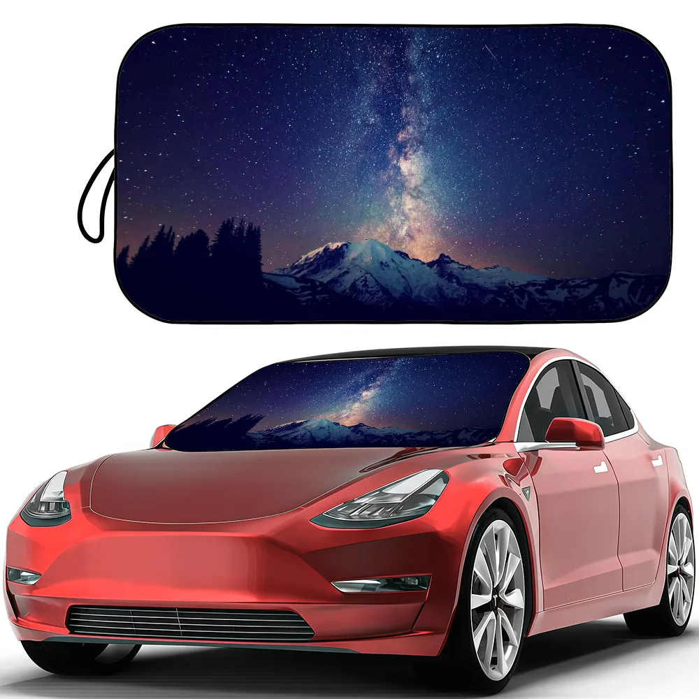 Starry Sky Sunshade Sun Shade Shield Blocker Auto Cover Protector Window Visor Universal