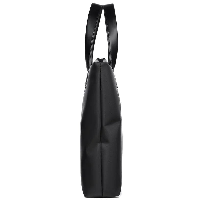 Maletín para hombre, archivador portátil, almacenamiento de computadora, gran capacidad, maletín impermeable para viajes de negocios