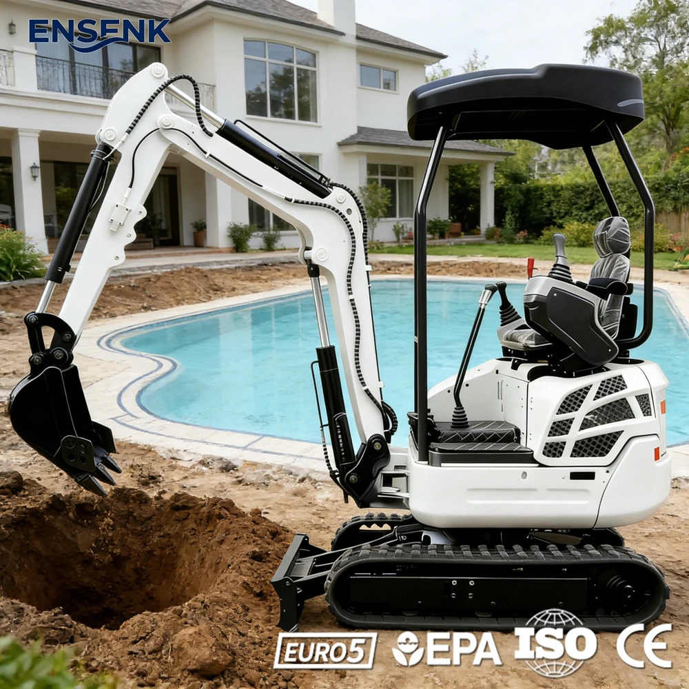 

Мини-экскаватор 0,8 тонны с двигателем YANMAR, стандарт EPA/Euro 5, для сельского хозяйства и строительства, дизельный мини-экскаватор.