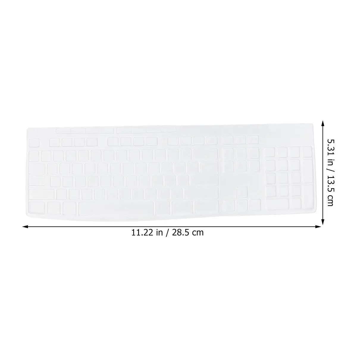 

Keyboard Protective Film Clear Silica Gel Covers Laptop Keyboard Dustproof Waterproof Transparent Cover Accessory Gift