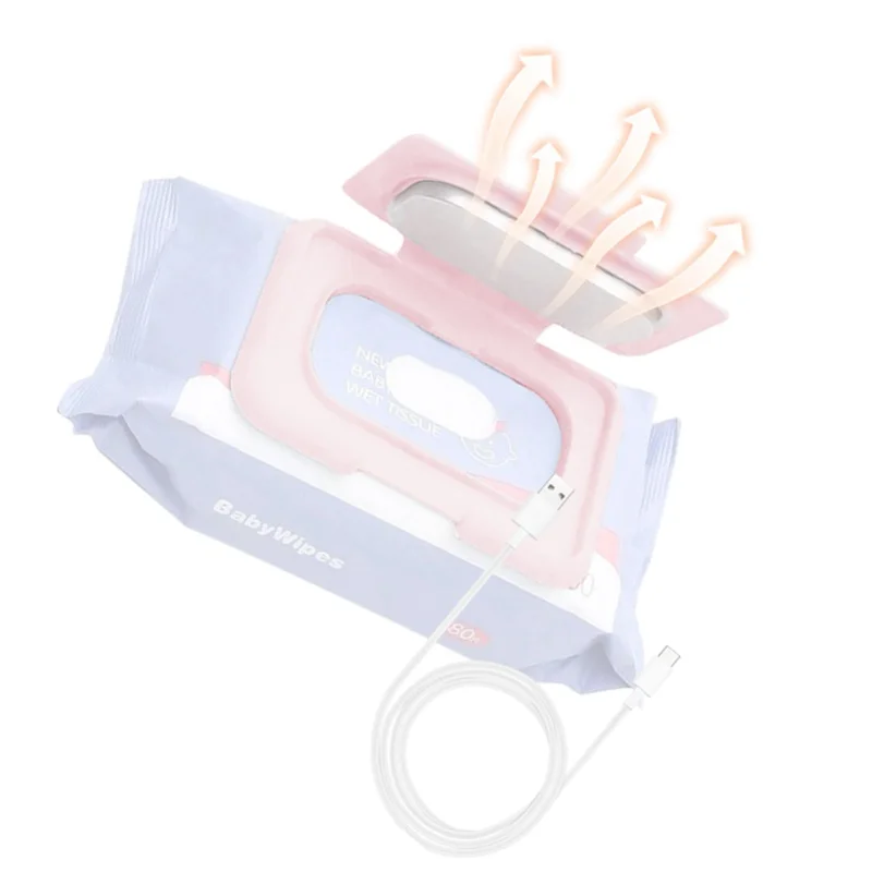 سخان مناديل مبللة للأطفال محمول لتدفئة الأطفال يعمل بمنفذ USB مثالي للسفر #4