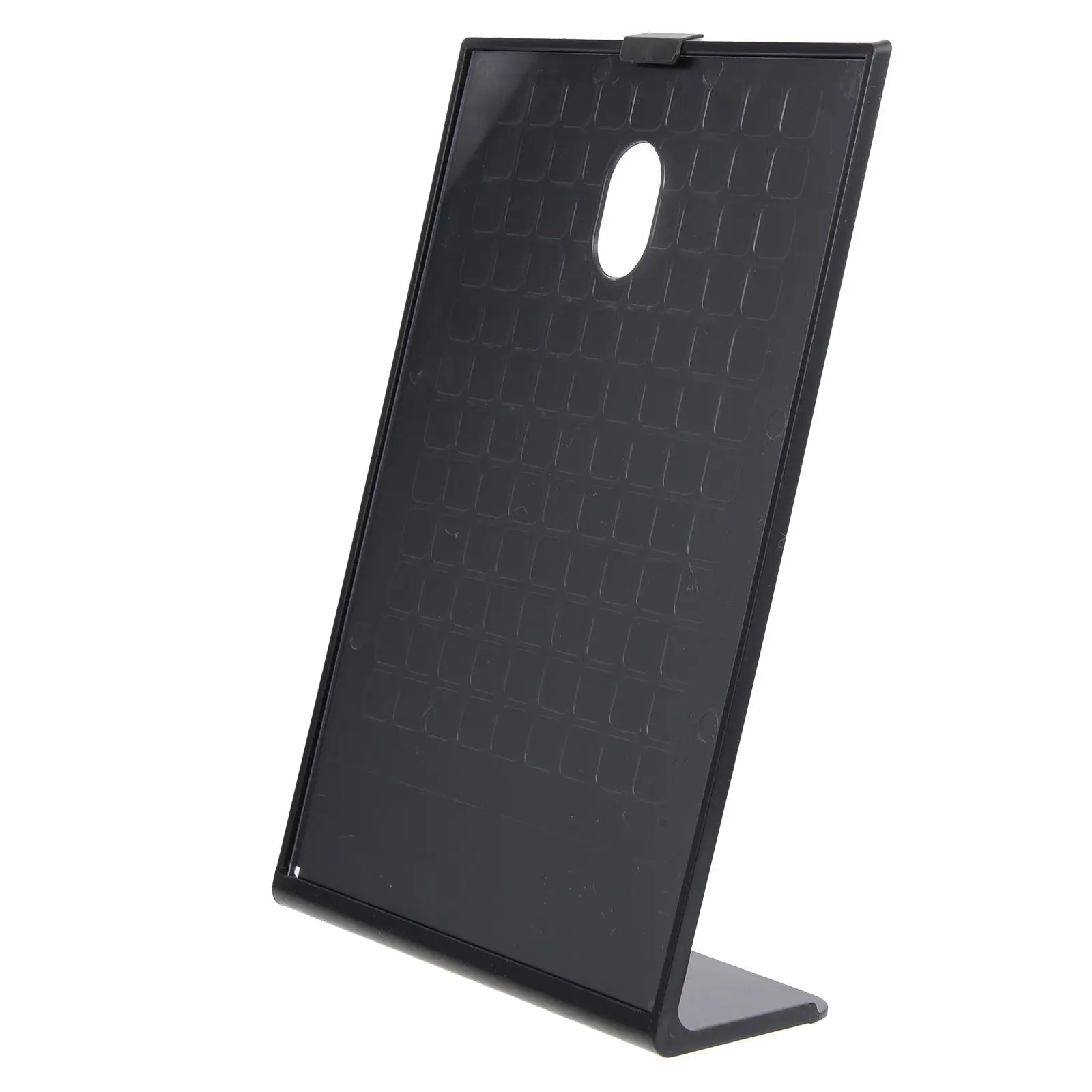 Clear Plastic Menu Holder Tabletop Sign Stand Price Sign Holder for Restaurant Counter Photo Advertisement Display