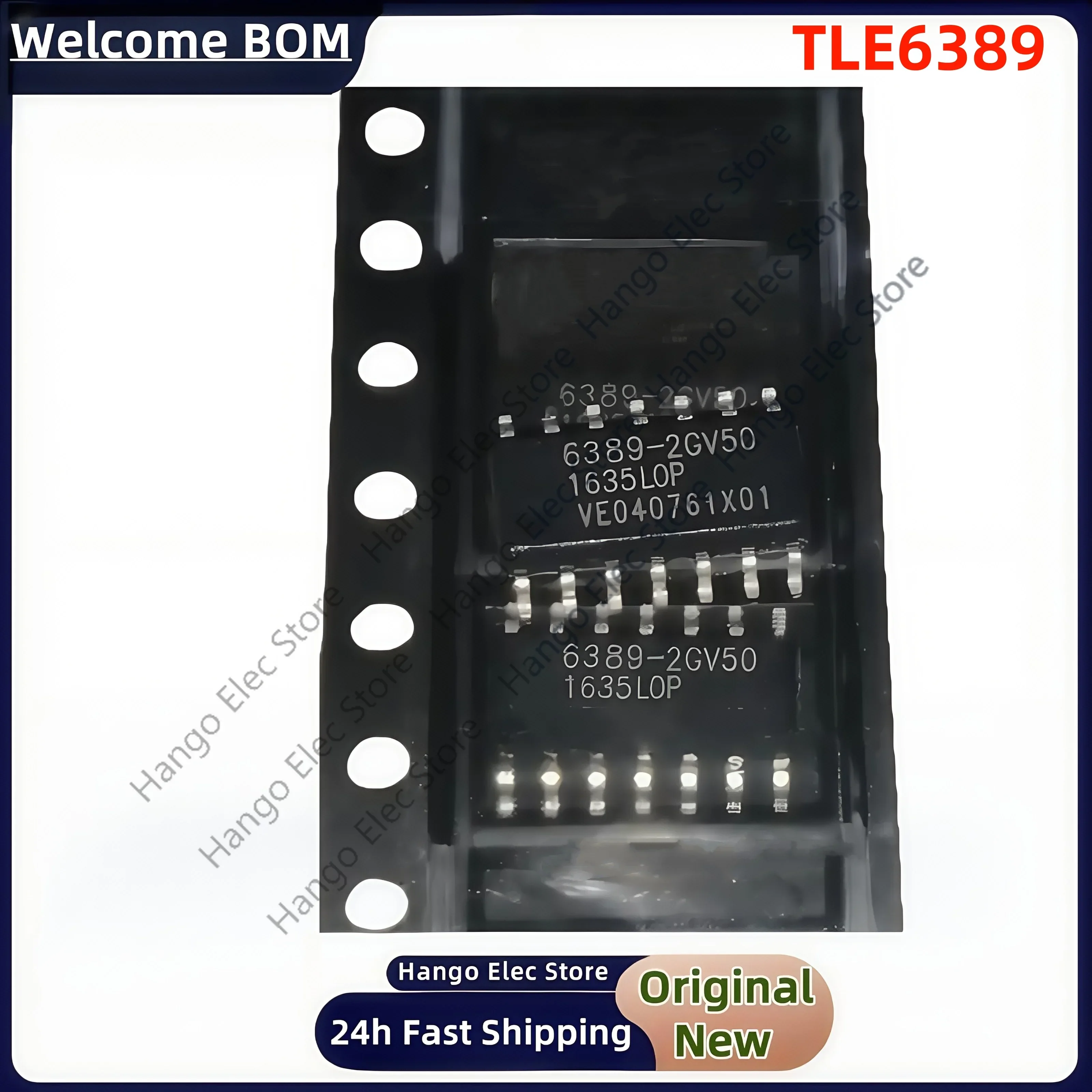 

10pcs/Lot Original TLE6389-2GV50 = 6389-2GV50 SOP-14 Automotive computer board commonly used vulnerable IC chip