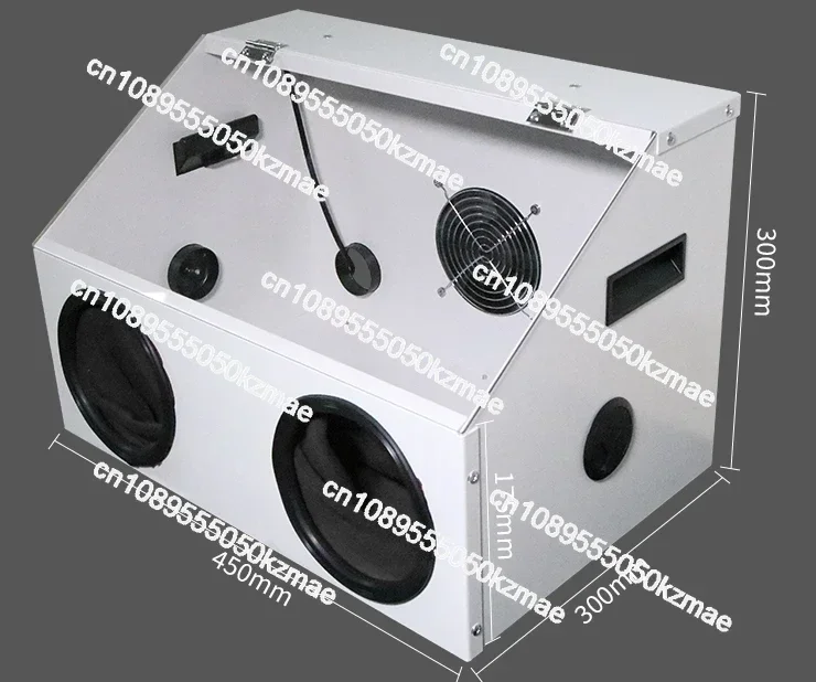 Polishing Dust-proof Box, Metal Integrated Table Grinding Machine, Jade Cutting, Polishing, Carving, Polishing, Dust-proof Cover