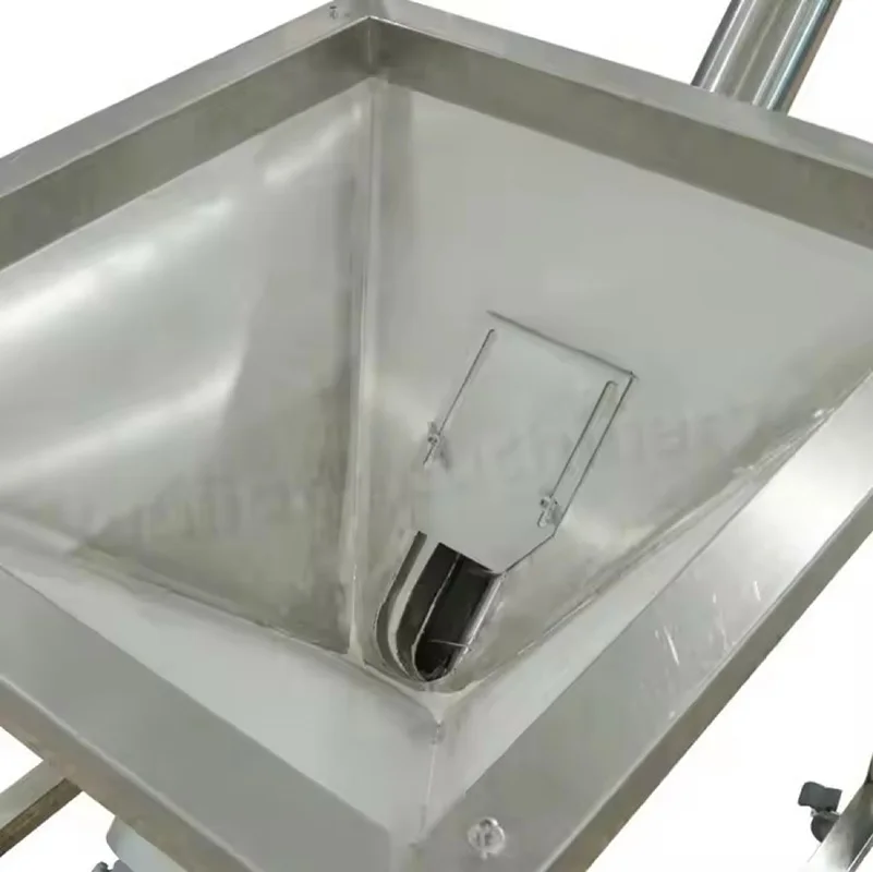 DS-3 آلة تغذية الدقيق الأوتوماتيكية آلة تغذية الدقيق برغي مصعد SUS304 مع قادوس مربع