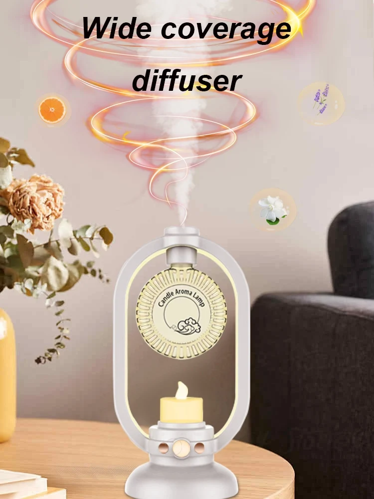 Diffusori per umidificatore ad aria aromatica fragranza Mist Maker deodorante per aromi diffusore per la casa oli essenziali per lampada a candela per camera