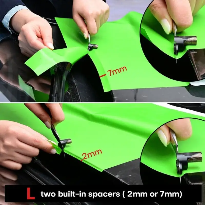  Handheld Car Wrap Guide Tool Film Line Tool for Film Trimming and Tint Work