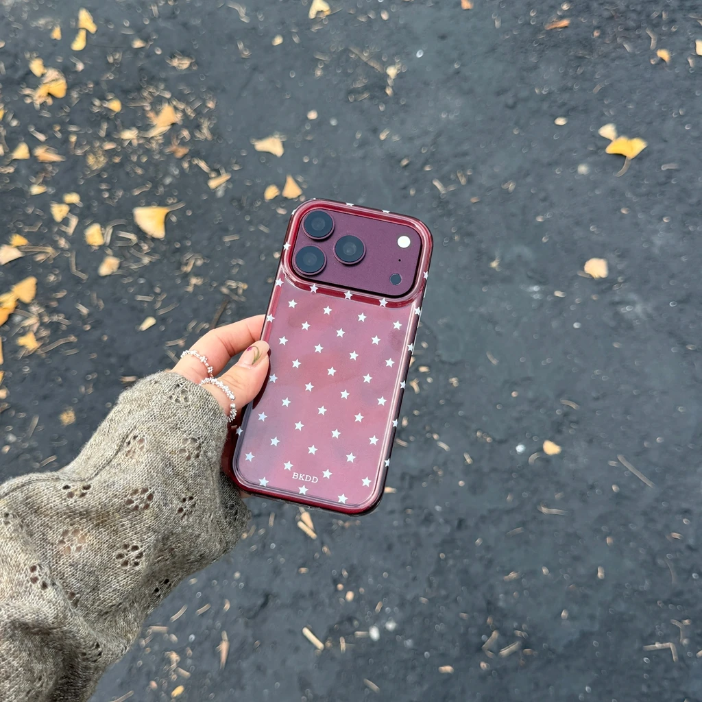 Frische Grüne Vollständig mit Sternen Bedruckte Dopamin Süße Mädchen Stoßfeste Schutzhülle für iPhone 18 17 16 15 14 Pro Max – Detail 15