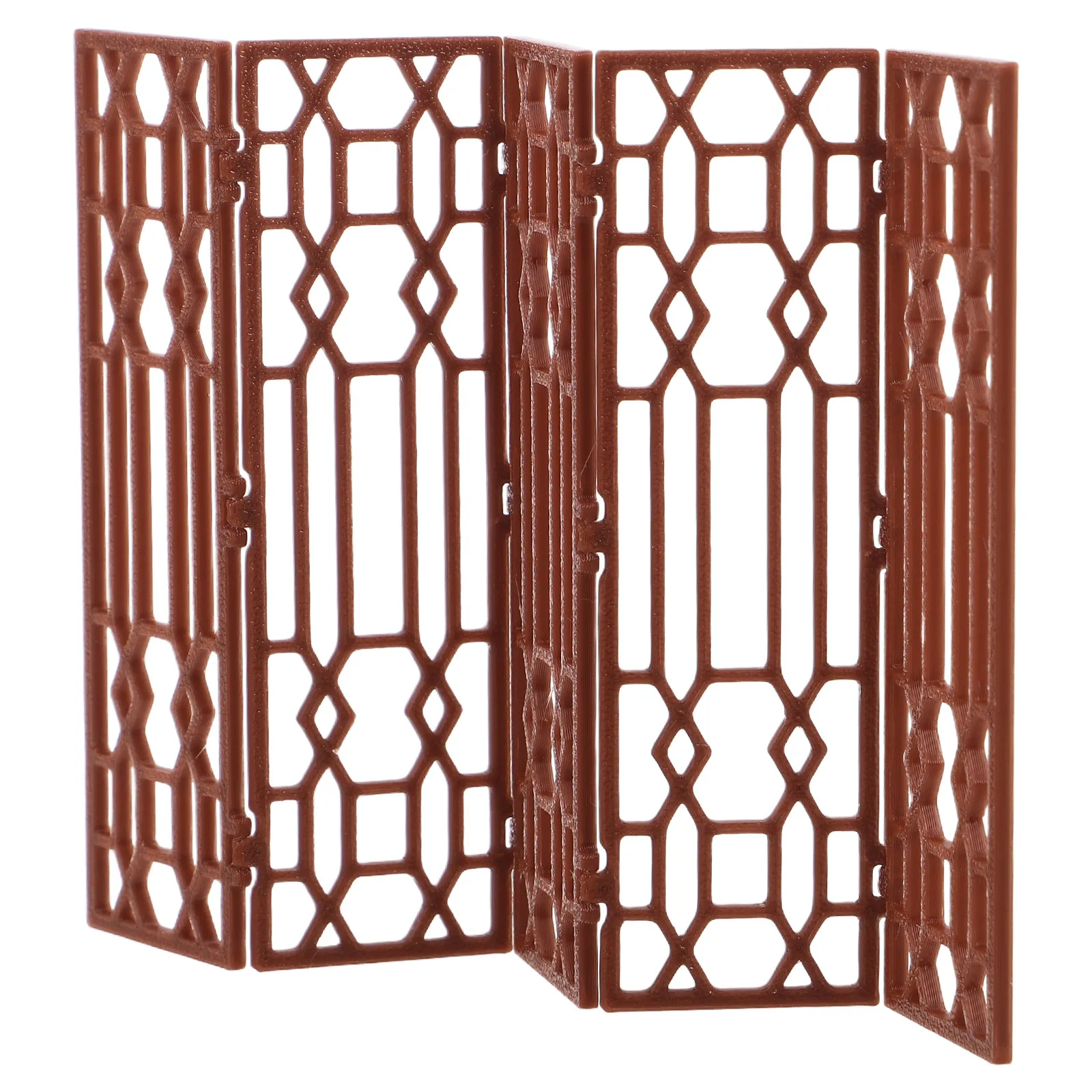 Mini Biombo Decorativo para Casa de Muñecas, Separador de Ambientes, Panel de Privacidad, Accesorios para Muebles