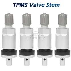 TPMS Repair Kit Tire Pressure Sensor Valve Stem Replacement For GM Buick Cadillac Chevrolet GMC 4/20/40PCS Aluminum Alloy Rubber