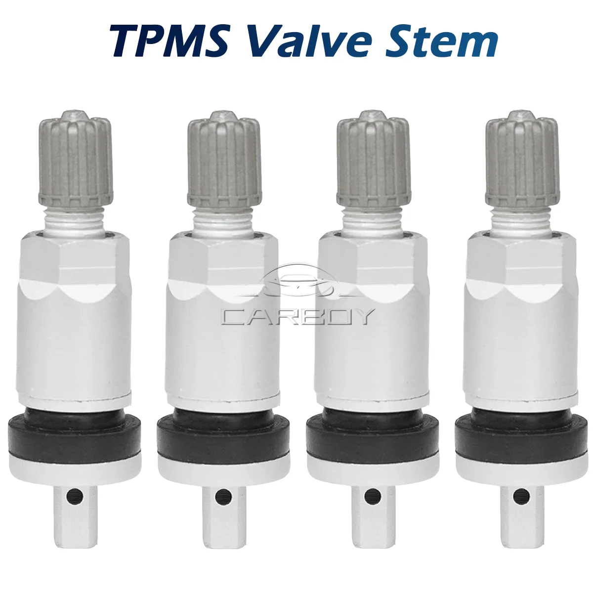 Zestaw naprawczy TPMS Wymiana trzpienia zaworu czujnika ciśnienia w oponach dla GM Buick Cadillac Chevrolet GMC 4/20/40PCS Gumowy stop aluminium