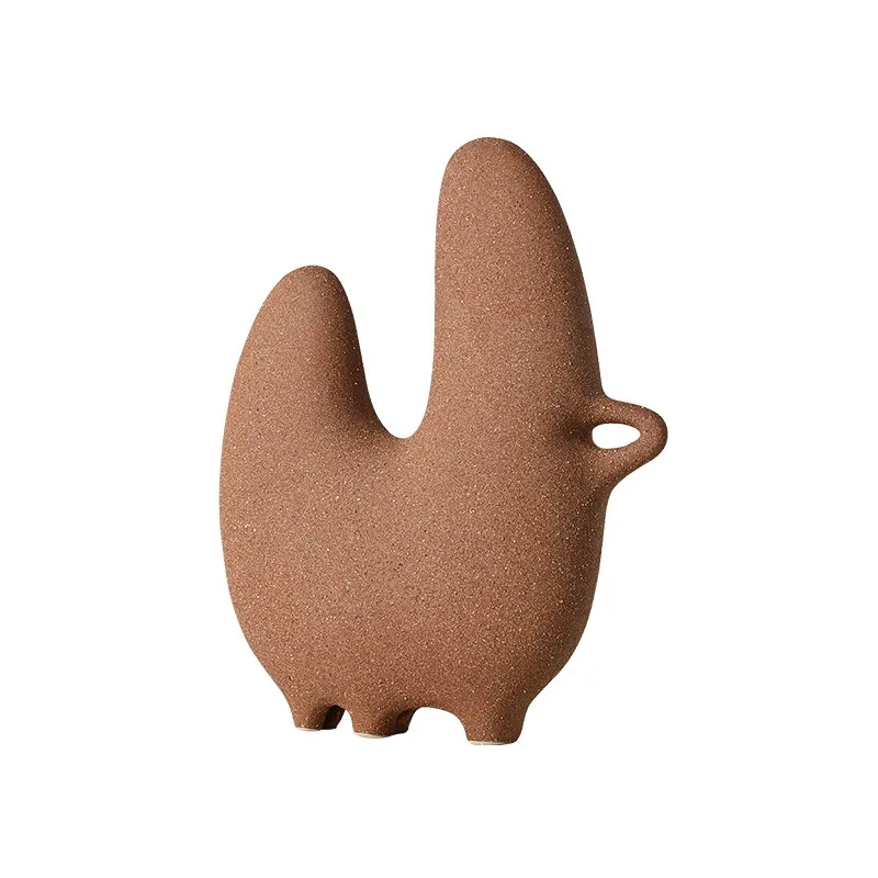 

abstract double peak sand surface ceramic ornament exhibition hall homestay entrance bookcase soft decoration crafts