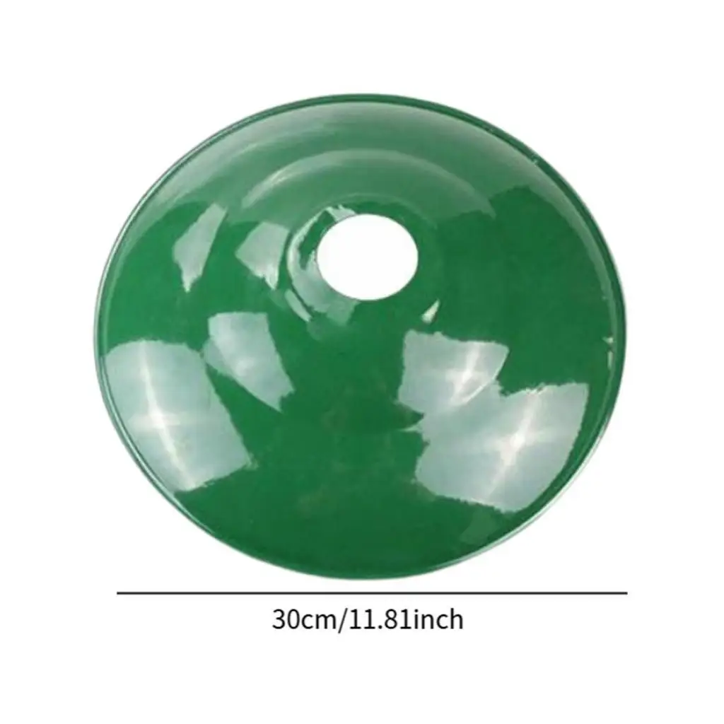 

Vintage Industrial Enamel Lamp Shade Green Ceiling Light Guard Replacement for Bedroom Wall Lamp DIY Decor