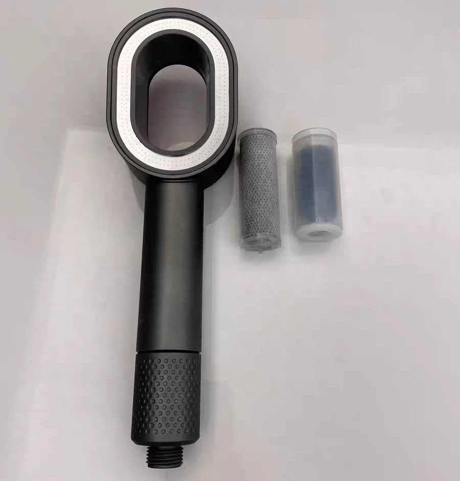 Серая насадка для душа с фильтром