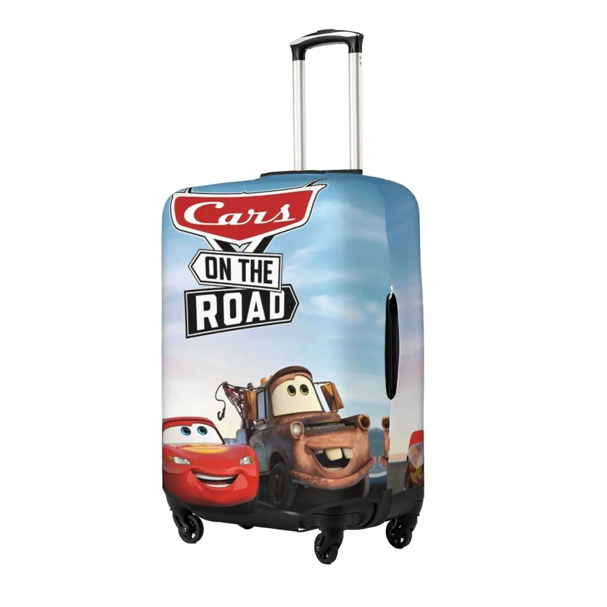 Sally I'm Lightning Cars Mcqueen Luggage Cover Fits 18-32 Inch Suitcases Elastic Suitcase Cover Protector Travel Accessories