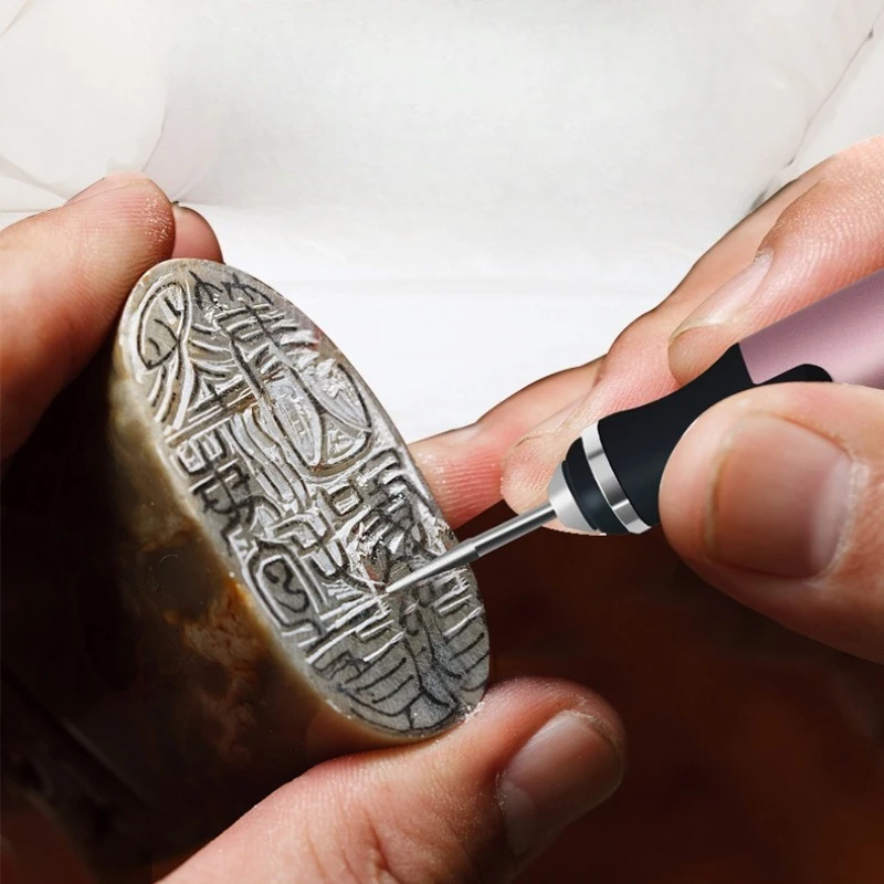 

Electric Engraving Pen, USB Rechargeable Cordless Engraving Machine,DIY Rotary Engraver for Jewelry Wood Glass Stone Carving