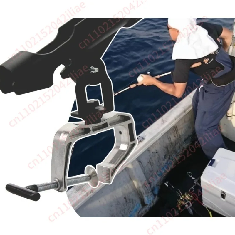 

RH20 Adjustable Boat Fishing Rod Holder - Universal Rail Mount for Raft/Yacht, Heavy Duty Marine-Grade Aluminum Anti-Rust Design