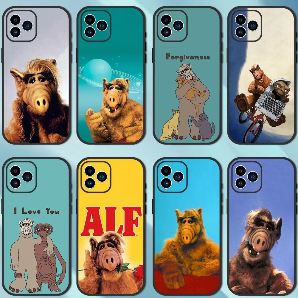 TV Series Alf Phone Case For iPhone 13 12 11 14 15 Pro XS Max XR X 8 7 6S 6 Plus Soft Back case