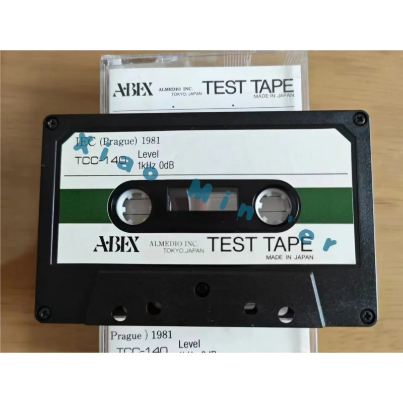 For ABEX TEST TAPE TCC-140 1kHz-0dB LEVEL ADJUSTMENT ，Recorder reference level