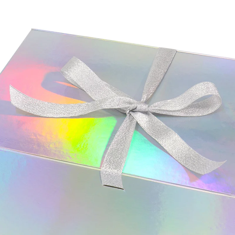 2025.Luxury Silver Laser Double Side 25 Days Beauty Advent Calendar Box Packaging With Ribbon - Image 6