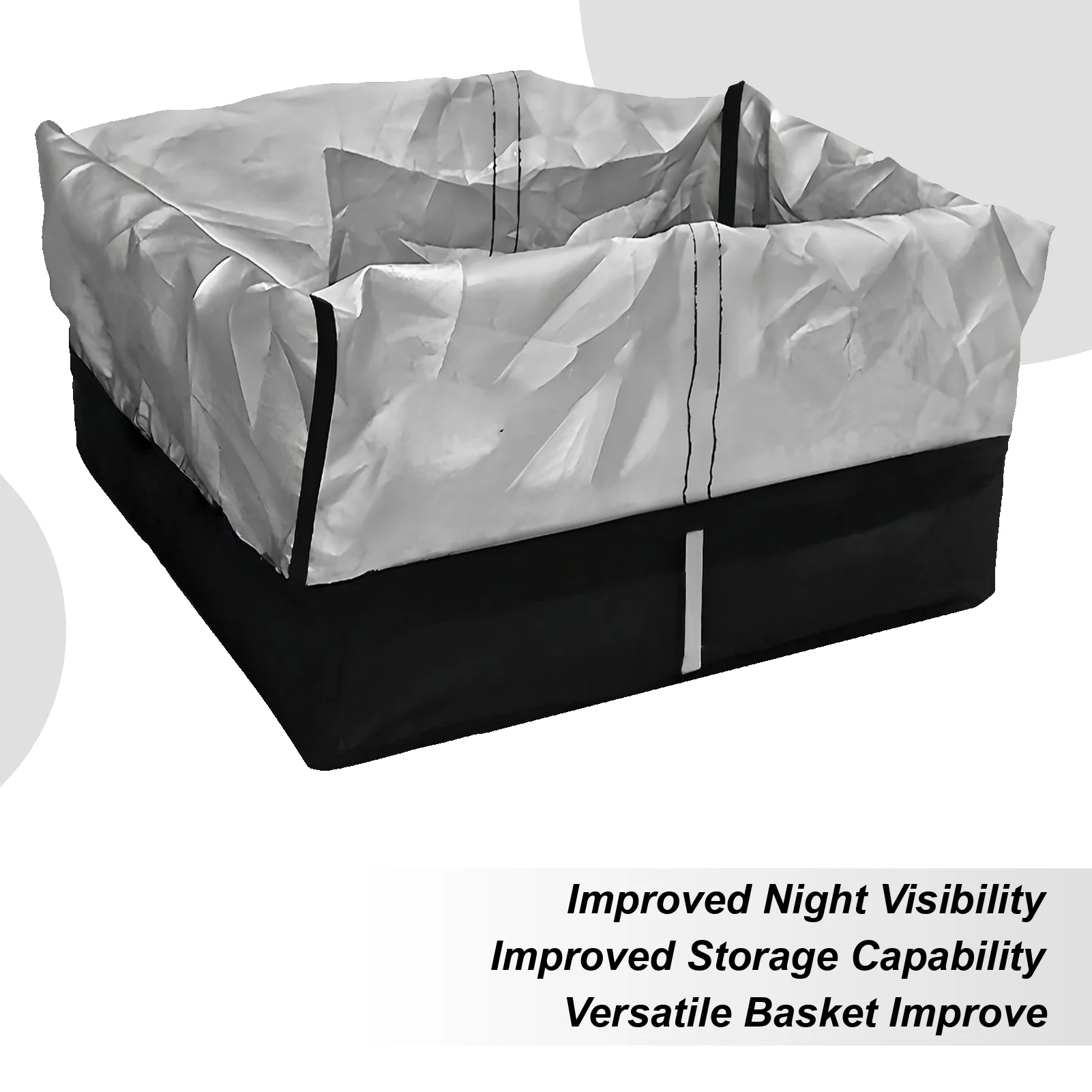 

Передняя подкладка для велосипедной корзины, светоотражающая водонепроницаемая защитная подкладка для велосипеда, передняя корзина для велосипеда, дождевик для езды на велосипеде, езды на велосипеде