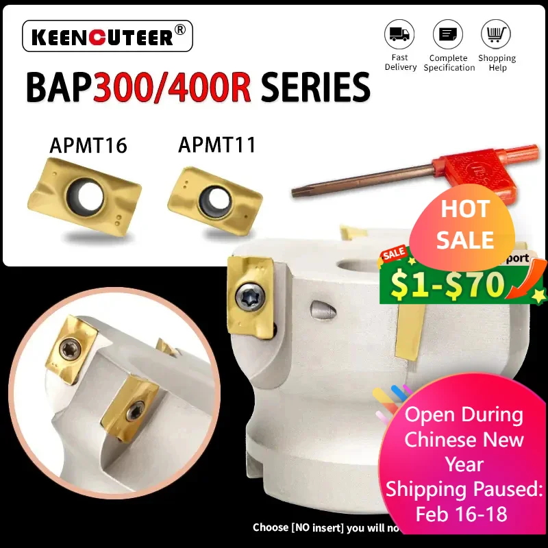 

Головка торцевой фрезы BAP300R/BAP400R, резец с ЧПУ, APMT1135, APMT1604 твердосплавные вставки чпу фрезерный станок фреза по металлу фреза твердосплавная