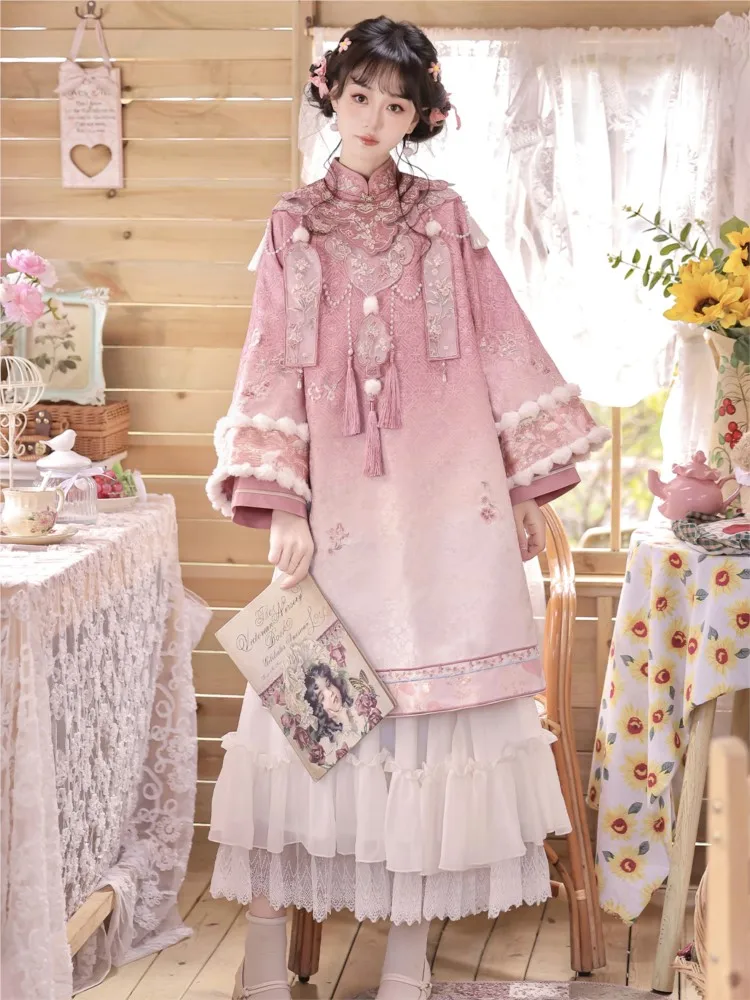 

A new Chinese-style dress set for women in Hanfu