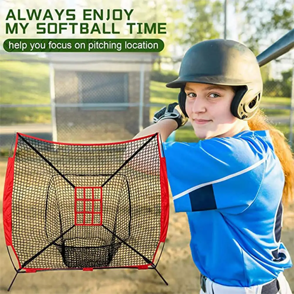 Batting Practice Net Softball Pitching Net Portable Extra-large Baseball Net for Hitting Pitching Practice Easy for Batting