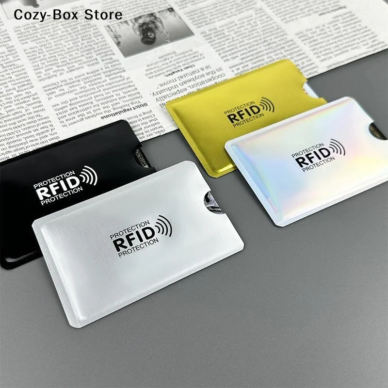 [ZY]RFID Card Sleeves Anti Scan Anti Magnetic Aluminum Foil Portable Credit Card Protector[ZY]