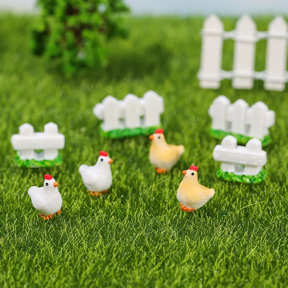 

14pcs Miniature Resin Ornaments for Home Decor Garden DIY Scene Layout Material Microlandscape Prop Sand TableAccessory Mini