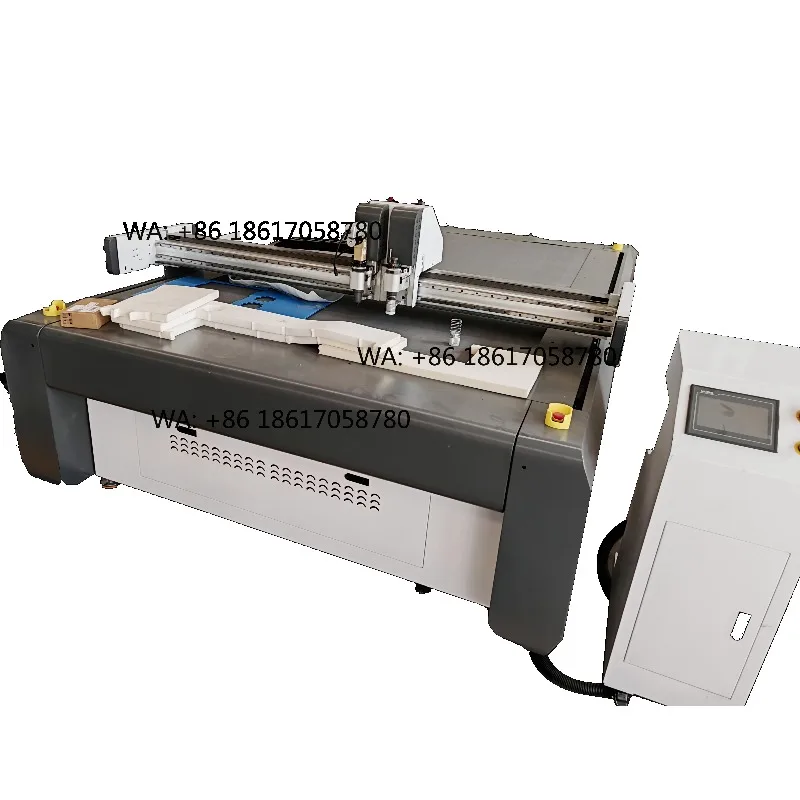 Vibration Knife Cutting Machine for Cutting Fabric Leather and Foam Cotton
