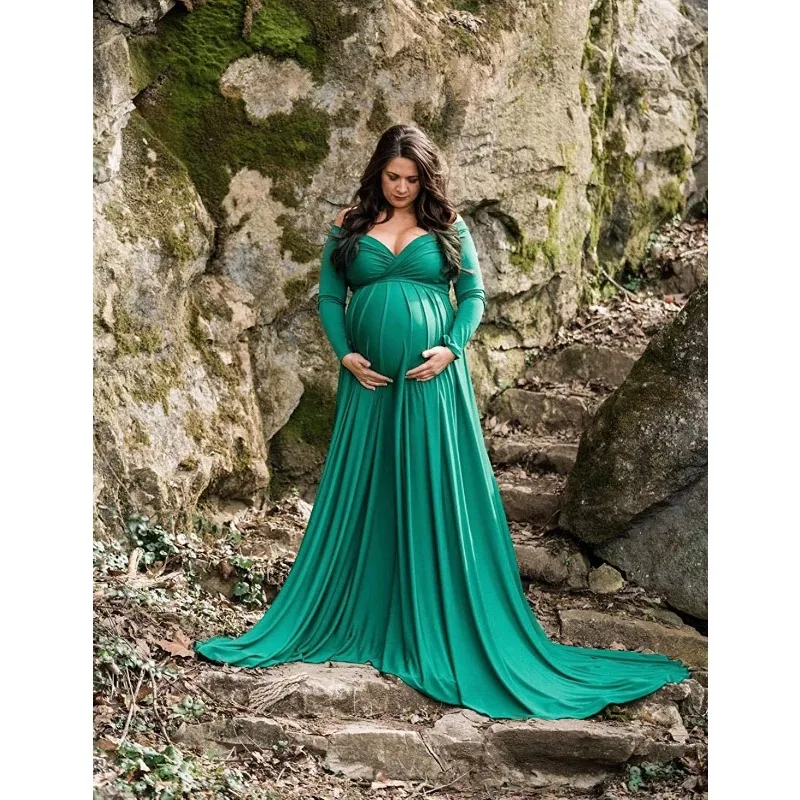 Sexy Maternity Dresses for Photo Shoot Pregnant Dress for Pregnant Women Summer Plus Size Dress Pregnancy Clothes Chiffon Dress