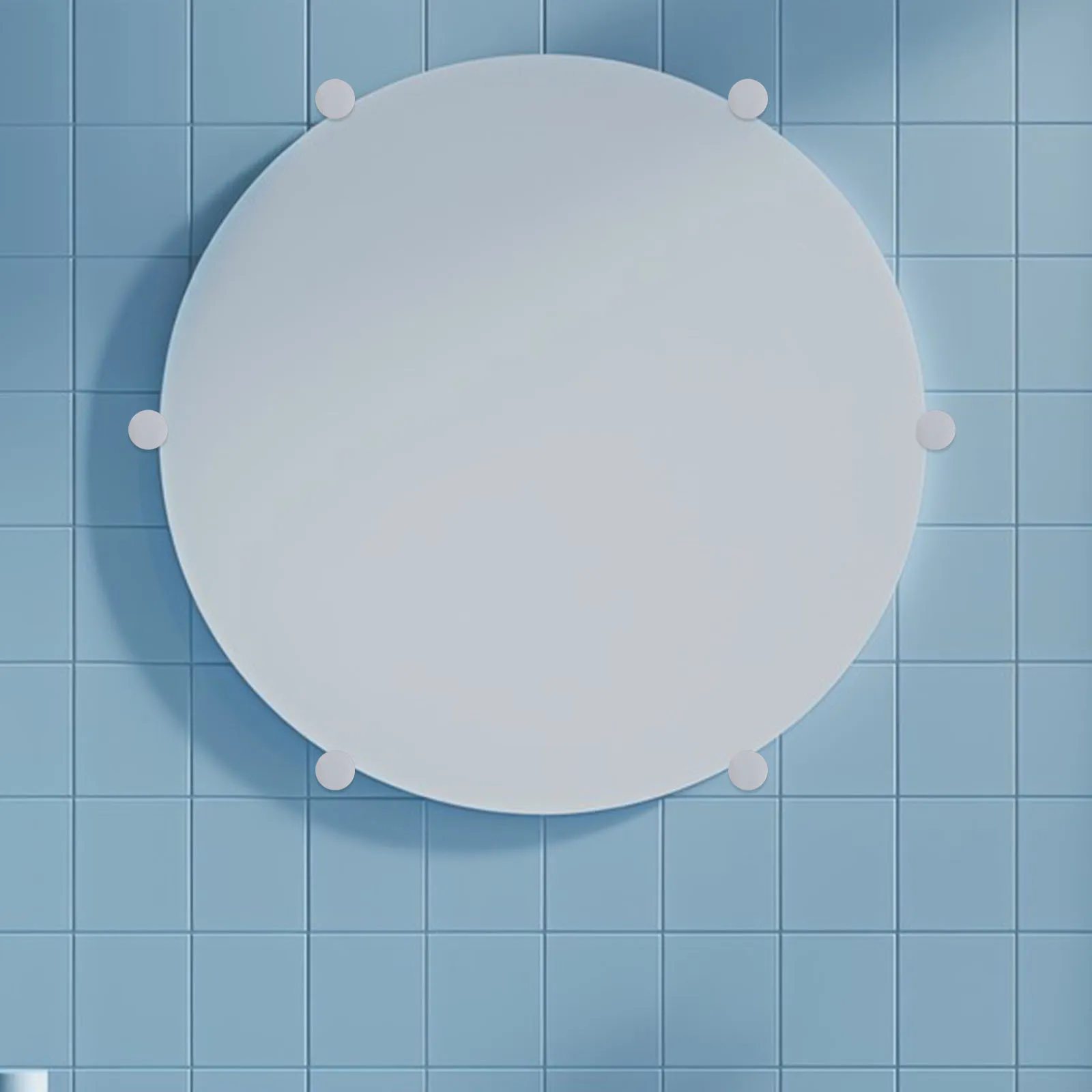 

10Pcs Mirror Clips for Wall Mounting Heavy Duty Zinc Alloy Glass Clamps Holders for Bathroom Living Room Garage Mirror