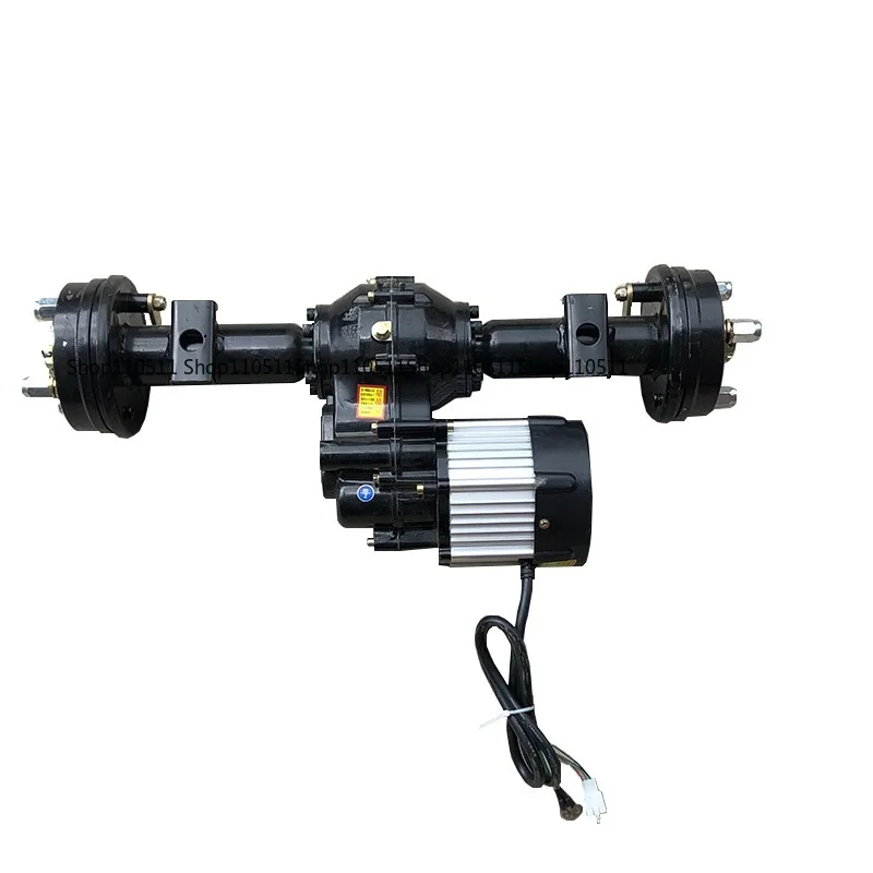 Electric trolley rear axle motor construction site trolley flatbed car  assembly low speed rear axle motor chassis accessories