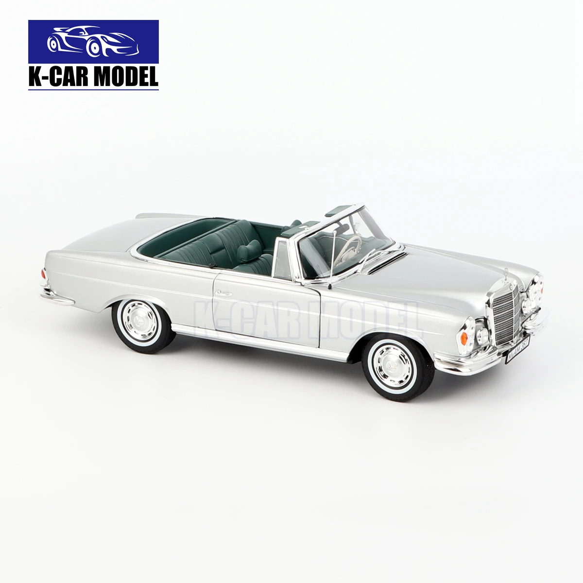 NOREV 1/18 280SE Cabriolet 1969 Classic alloy simulation car model