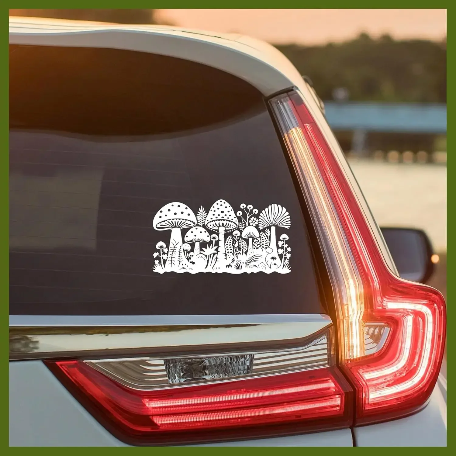 

1PC Mushrooms Decal, Wildlife Adventure Car Window Decals, Outdoor Car Stickers and Decals for Boys Girls Adults