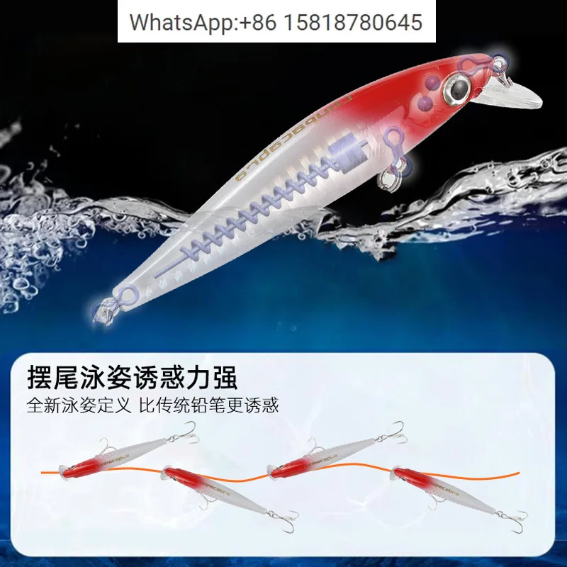 Factory wholesale floating minnow lure 9.5g light sea fishing Spanish mackerel Spanish mackerel perch simulation bait